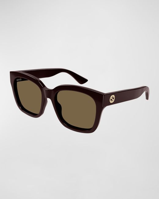 Gucci Interlocking GG Acetate Cat-Eye Sunglasses