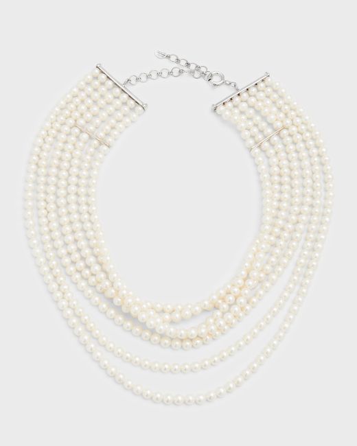 Utopia 18K Gold Freshwater Pearl Choker Necklace