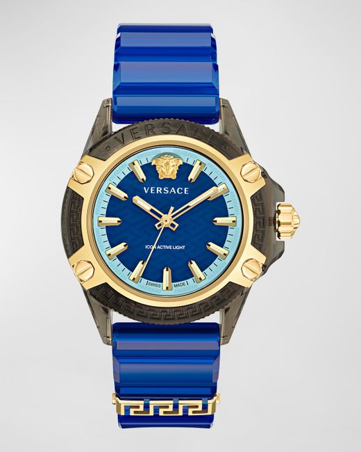 Versace Icon Active Light Silicone Strap Watch 42mm