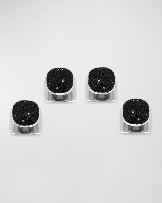 Cufflinks, Inc. Stainless Steel Crystal Pave Shirt Studs
