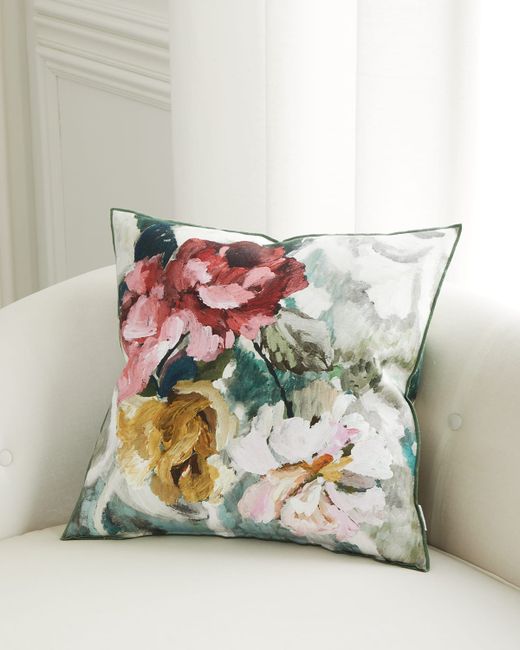 Designers Guild Tapestry Flower Eau De Nil Pillow
