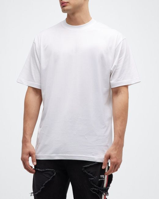 Balenciaga Care Label-Print Medium Fit T-Shirt