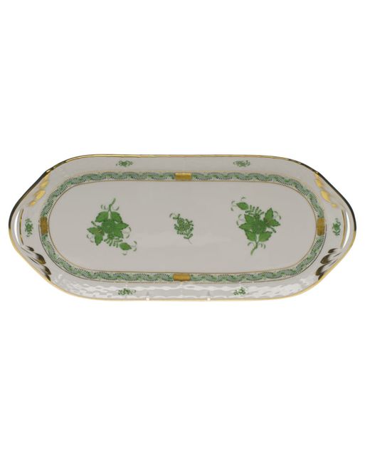 Herend Chinese Bouquet Sandwich Tray