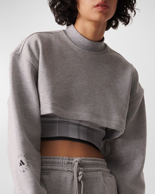 Adidas by Stella McCartney TrueCasuals Cropped Sweatshirt