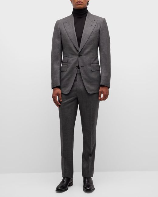 Tom Ford Shelton Micro Basketweave Suit