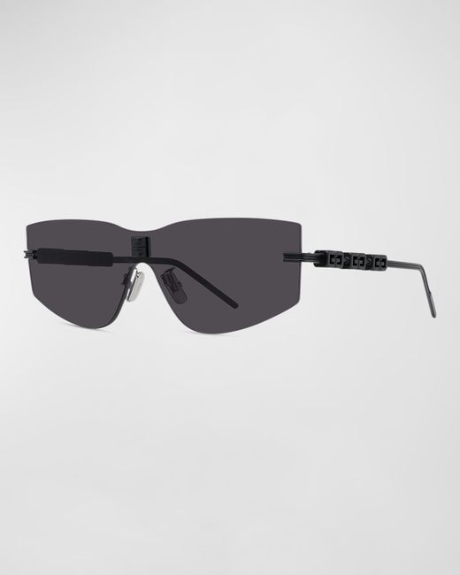 Givenchy 4Gem Rimless Shield Sunglasses