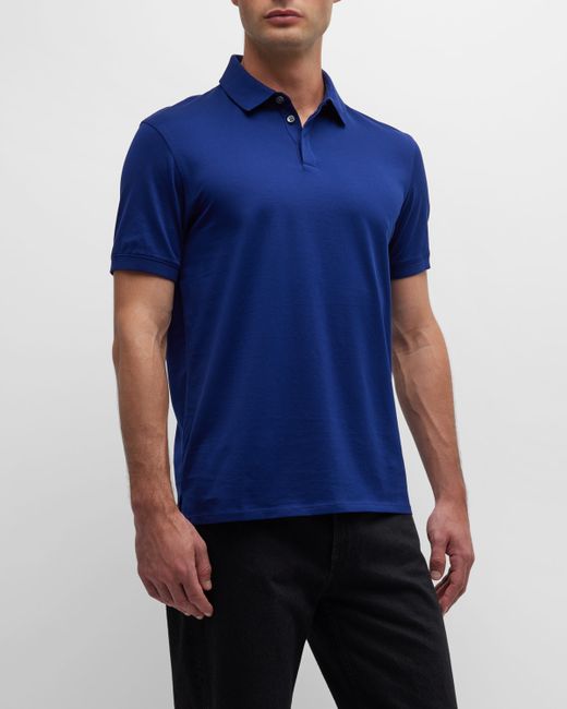 Emporio Armani Concealed Placket Polo Shirt