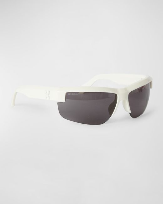 Off-White Toledo Half-Rim Acetate Sunglasses