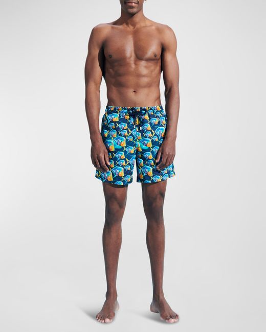 Vilebrequin Piranha-Print Swim Shorts
