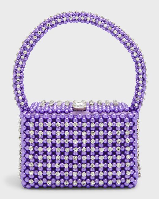 Retrofete Eclipse Pearly Crystal Top-Handle Bag
