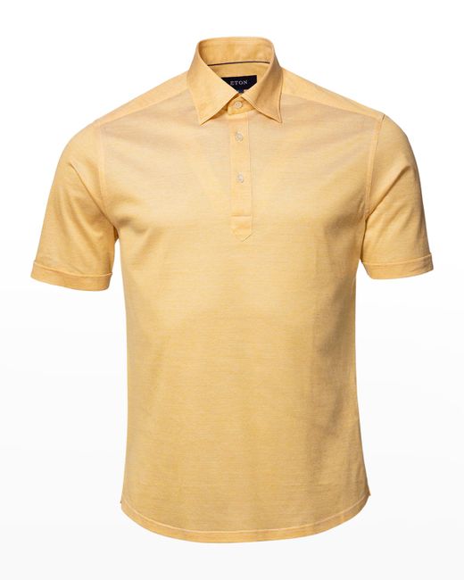 Eton Contemporary Fit Cotton Piqué Polo Shirt