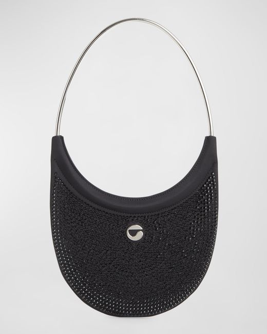 Coperni Swipe Crystal-Embellish Ring Top-Handle Bag