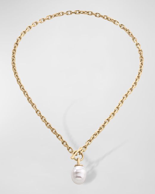 Majorica Tender Pearl Toggle Necklace