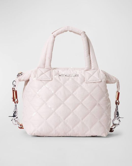 MZ Wallace Sutton Micro Quilted Sequin Crossbody Bag