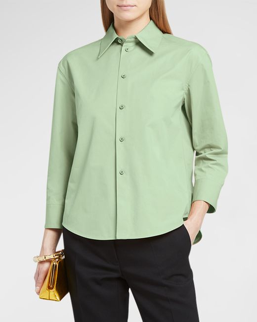 Jil Sander Long-Sleeve Collared Shirt