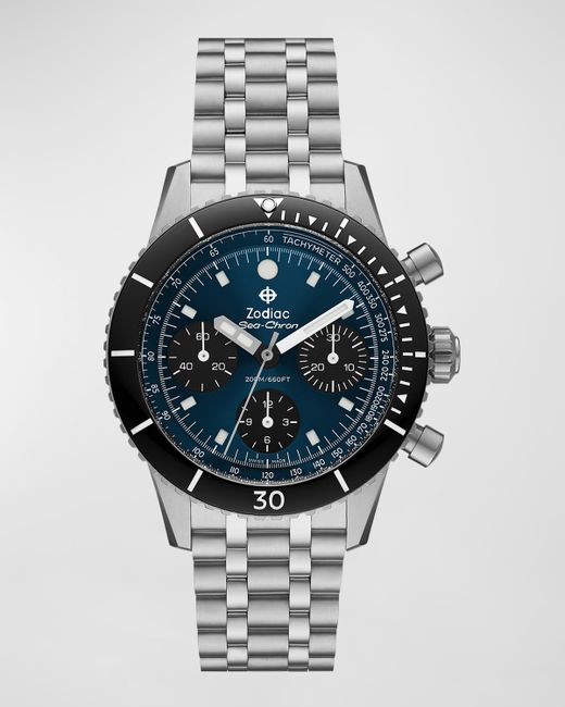 Zodiac Super Sea Wolf Chrono-Automatic Bracelet Watch 42mm