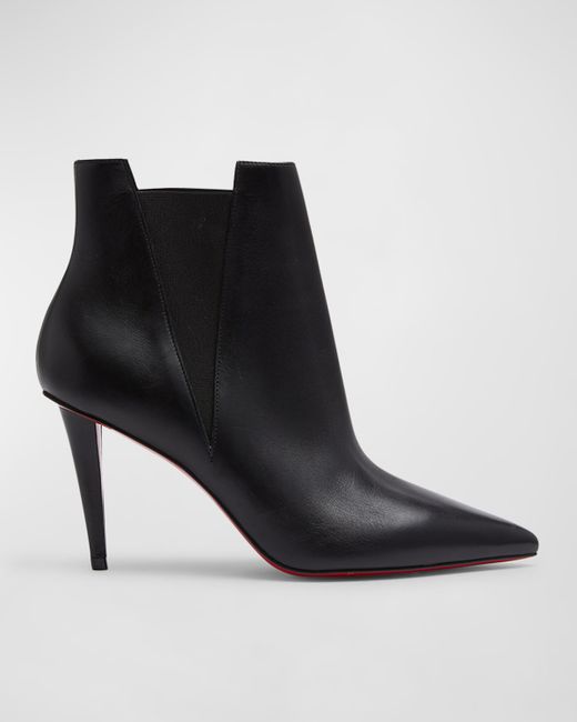 Christian Louboutin Astribooty Calfskin Red Sole Chelsea Booties