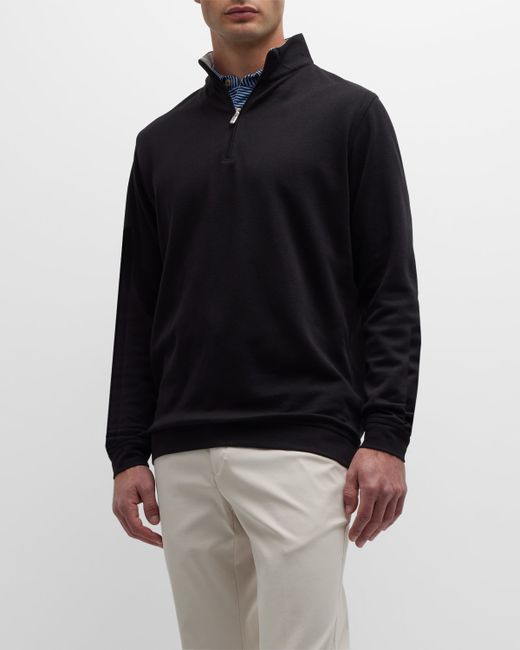 Peter Millar Crown Comfort Quarter-Zip Sweater
