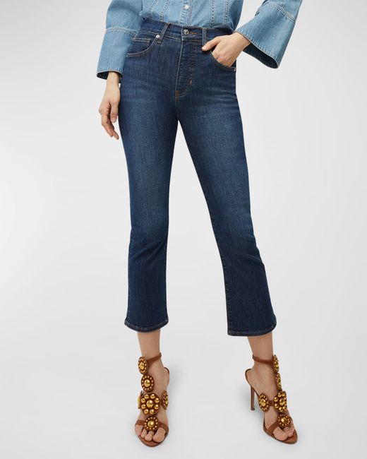 Veronica Beard Jeans Carly Kick Flare Ankle Jeans