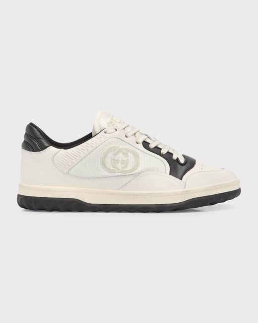Gucci Bicolor Leather Low-Top Sneakers