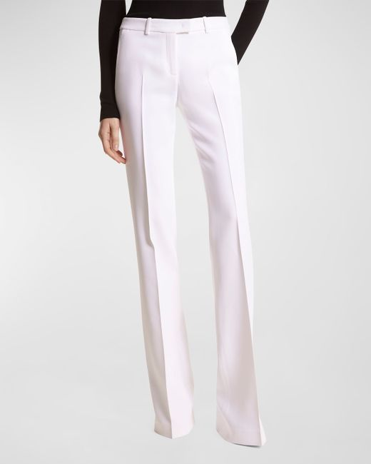 Michael Kors Collection Haylee Double-Crepe Flare Trousers