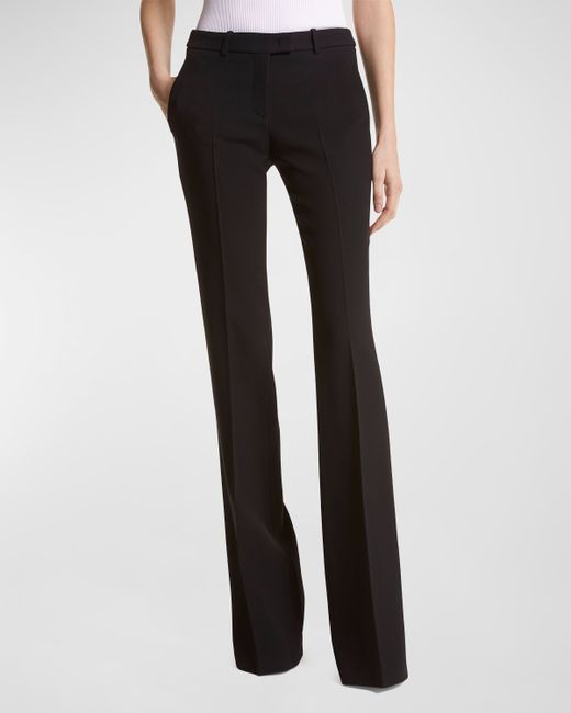 Michael Kors Collection Haylee Double-Crepe Flare Trousers