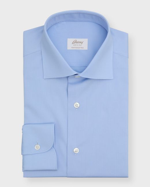 Brioni Cotton-Stretch Dress Shirt