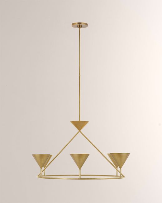 Visual Comfort Signature Orsay Large Ring Chandelier by Paloma Contreras