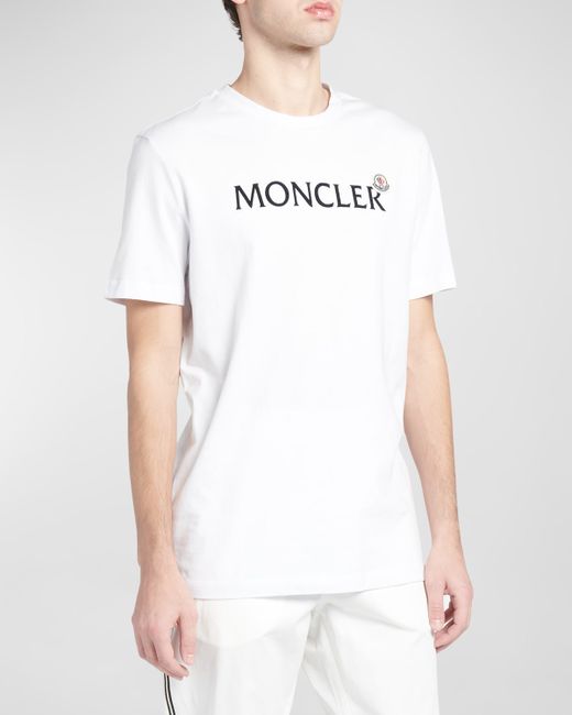 Moncler Logo Patch Crew T-Shirt