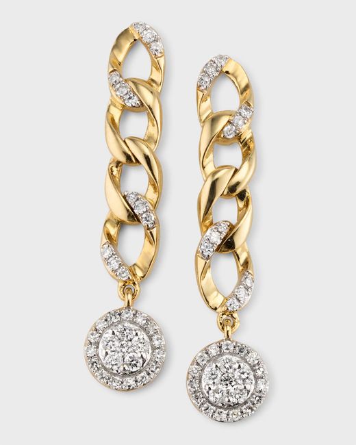 Stone And Strand Pave Diamond Curbside Earrings