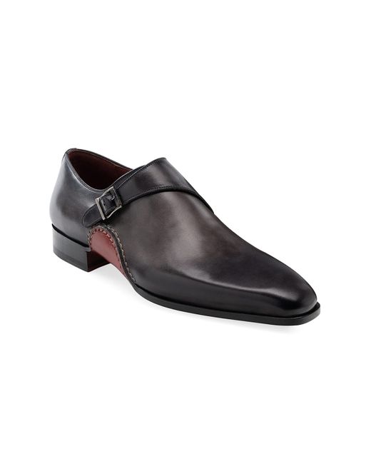 Magnanni Carrera Single-Monk Leather Shoes