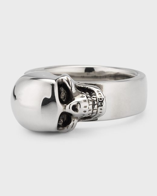 Alexander McQueen Side Skull Ring