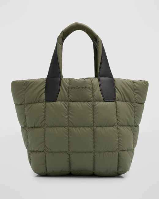 VeeCollective Porter Small Water-Resistant Quilted Tote Bag
