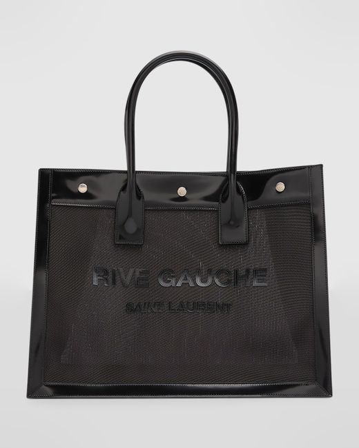 Saint Laurent Rive Gauche Small Mesh Tote Bag