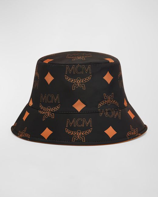 Mcm Maxi-Monogram Reversible Bucket Hat