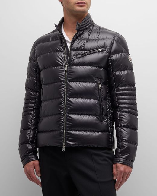 Moncler Authie Quilted Biker Jacket