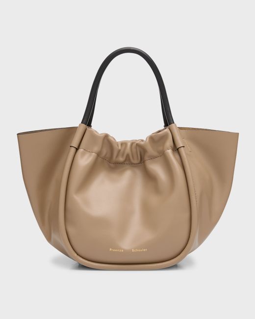 Proenza Schouler Small Ruched Leather Tote Bag