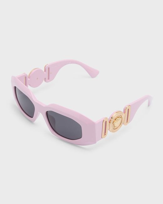 Versace Medusa Oval Plastic Sunglasses