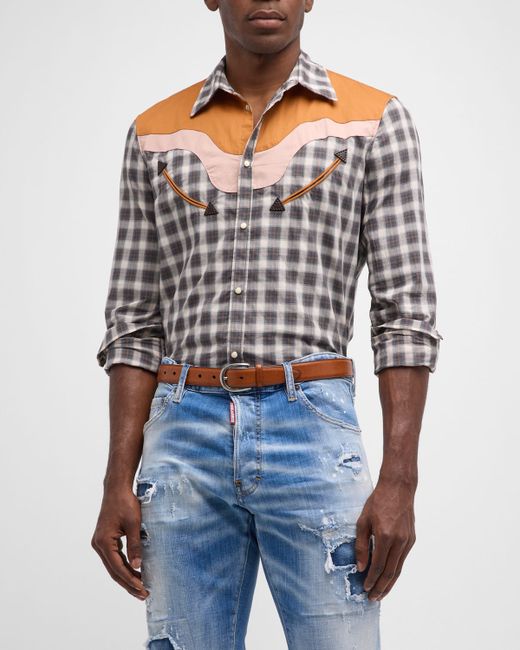 Dsquared2 Check Western Shirt