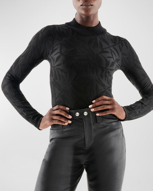 AS by DF Remi Long-Sleeve Mock-Neck Top