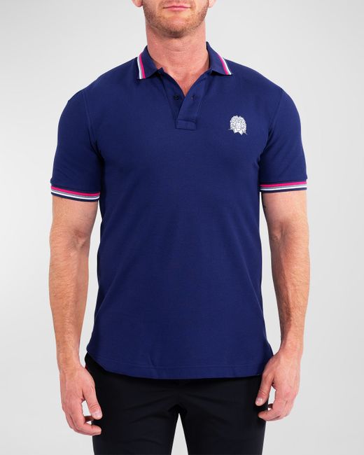 Maceoo Mozart Tipped Polo Shirt