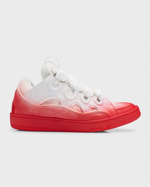 Lanvin Exclusive Curb Low-Top Sneakers