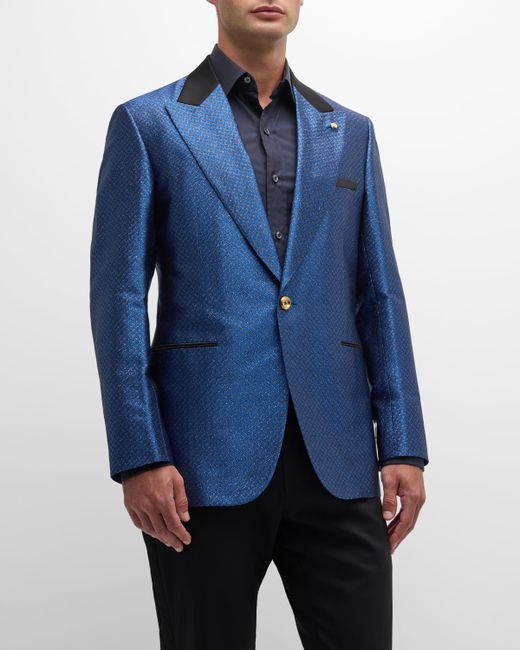 Stefano Ricci Two-Tone Patterned Dinner Jacket