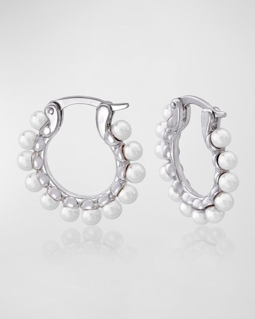 Majorica Ada Pearl Huggie Earrings