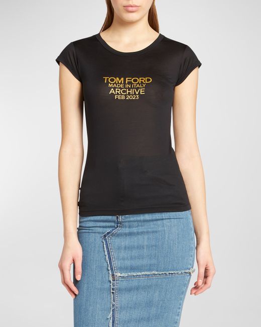Tom Ford Logo Graphic Short-Sleeve T-Shirt