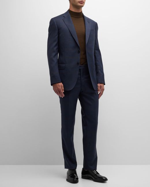 Emporio Armani Windowpane Wool Suit