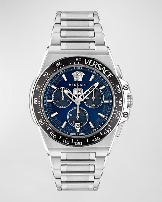 Versace Greca Extreme Chronograph Bracelet Watch 45mm