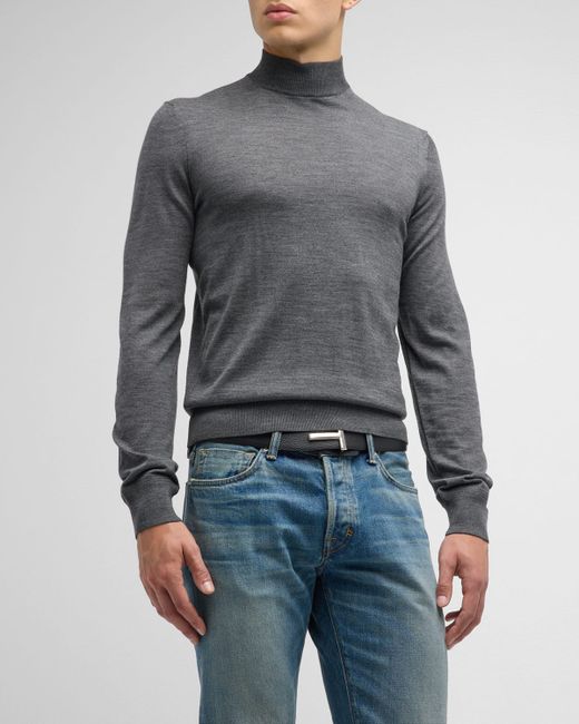 Tom Ford Wool Mock Neck Sweater