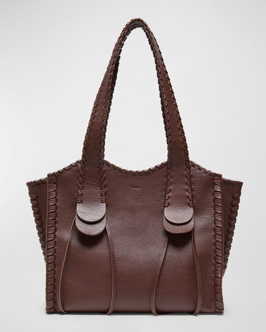 Chloé Mony Medium Grained Leather Tote Bag