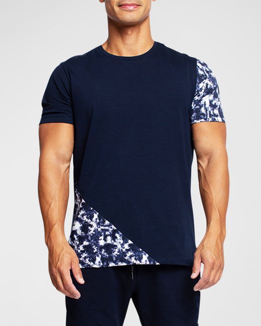 Maceoo Tie-Dye Paneled T-Shirt
